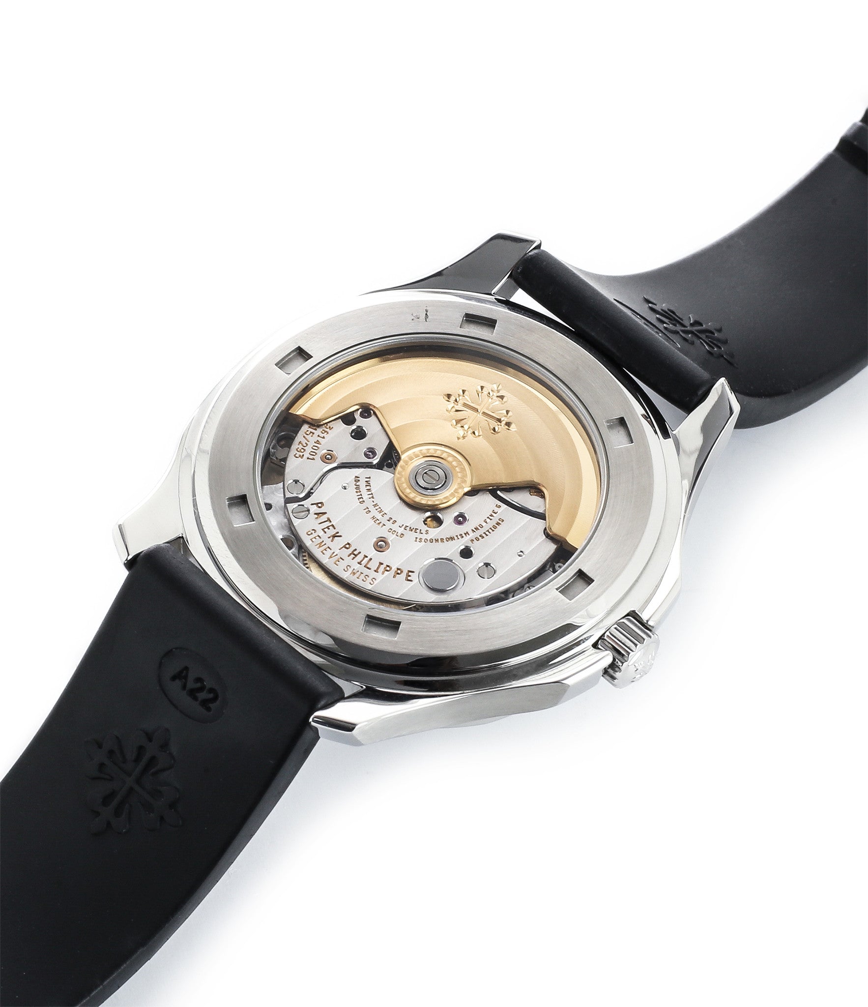 Cal. 315 S C movement in Patek Philippe 5065A-001 dicontinued steel automatic Cal. 315 time-only dress watch full set online WATCH XCHANGE LONDON