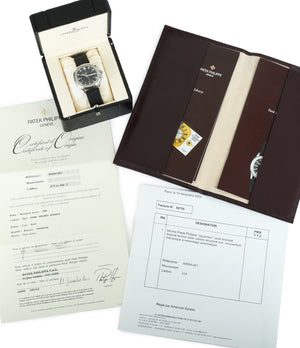 full set buy Patek Philippe 5065A-001 dicontinued steel automatic Cal. 315 time-only dress watch full set online WATCH XCHANGE LONDON