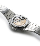 CH 28-520 C FUS automatic Patek Philippe Nautilius Travel-Time Chronograph 5990 steel pre-owned job full set from 2016 for sale online WATCH XCHANGE London with authenticity guaranteed