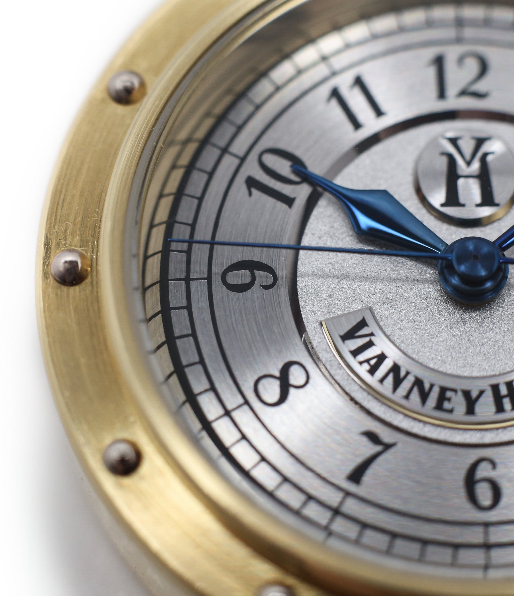 Arabic numerals buy Vianney Halter Classic yellow gold time-only dress watch at A Collected Man the approve seller of independent watchmakers