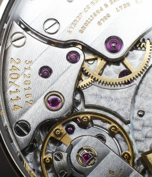 movement micro rotor Patek Philippe 240 Q buy rare Patek Philippe Perpetual Calendar 3940G moonphase white gold watch full set at A Collected Man
