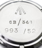 caseback military marking from 1952 buy vintage IWC Mark XI RAF-issued British military pilot watch 6B/346 steel Cal. 89 manual-winding at WATCH XCHANGE London