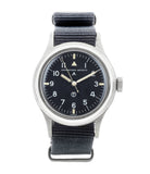 buy vintage IWC Mark XI RAF-issued British military pilot watch 6B/346 steel Cal. 89 manual-winding at WATCH XCHANGE London