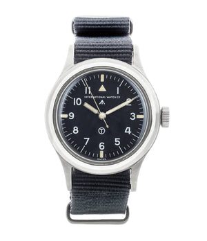 buy vintage IWC Mark XI RAF-issued British military pilot watch 6B/346 steel Cal. 89 manual-winding at WATCH XCHANGE London