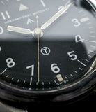 black dial buy vintage IWC Mark XI RAF-issued British military pilot watch 6B/346 steel Cal. 89 manual-winding at WATCH XCHANGE London