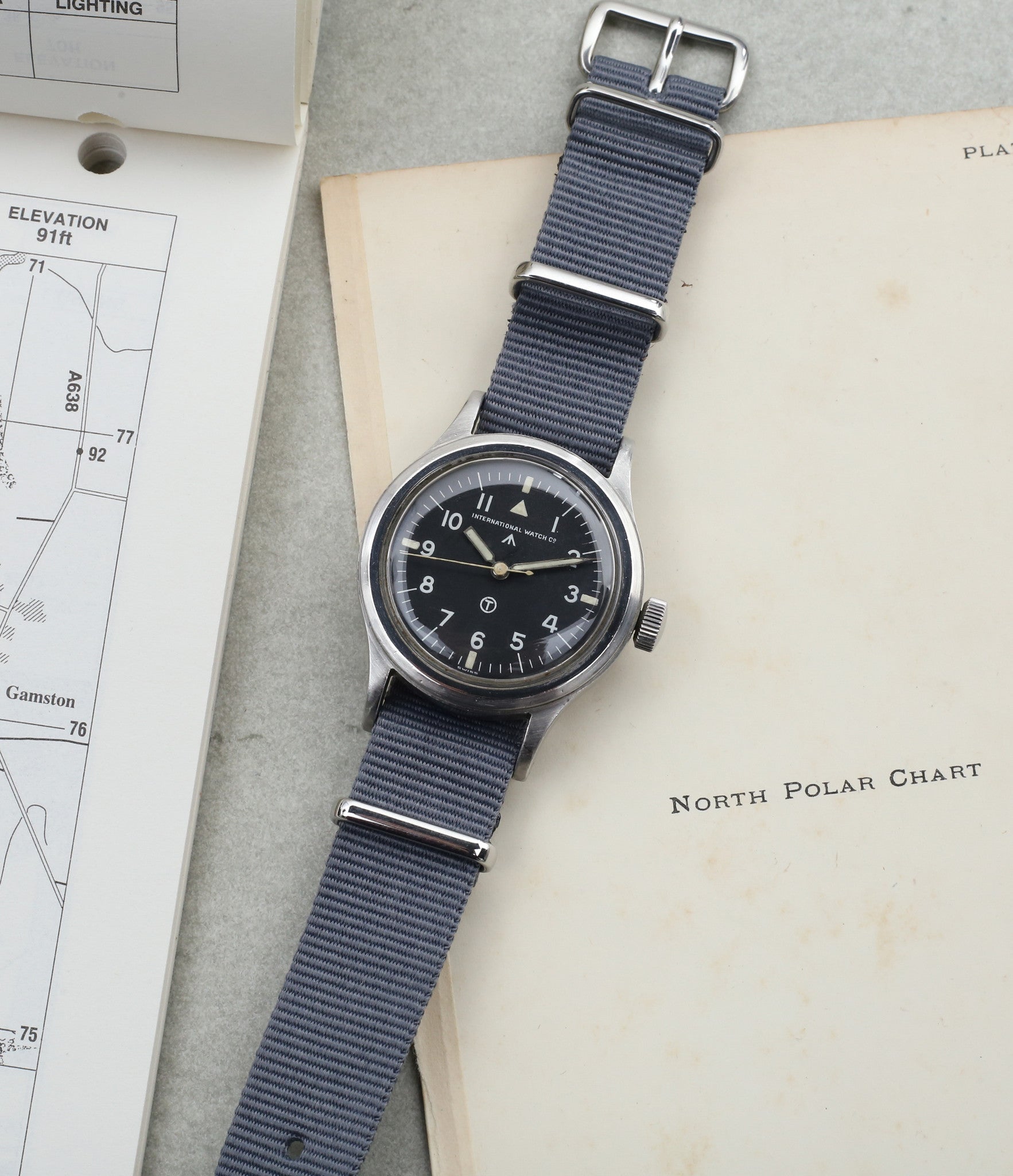Buy British aviator military watch buy vintage IWC Mark XI RAF-issued British military pilot watch 6B/346 steel Cal. 89 manual-winding at WATCH XCHANGE London