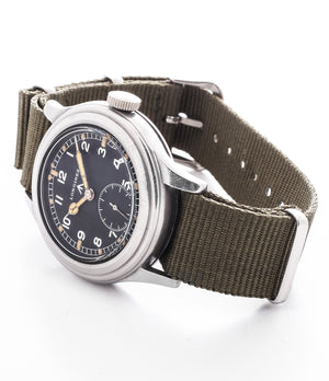 buy vintage Longines W.W.W. Dirty Dozen British MoD-issued military watch F 4724 steel chronometer-graded watch for sale online WATCH XCHANGE London with authenticity guaranteed