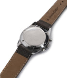 caseback buy vintage Omega Speedmaster Pre-Professional Ed White ST 105.003 steel manual-winding chronograph watch black dial at WATCH XCHANGE LONDON
