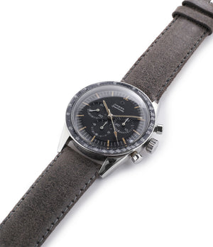 buy vintage Omega Speedmaster Pre-Professional Ed White ST 105.003 steel manual-winding chronograph watch black dial at WATCH XCHANGE LONDON