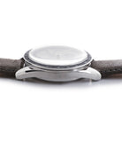 steel case buy vintage Omega Speedmaster Pre-Professional Ed White ST 105.003 steel manual-winding chronograph watch black dial at WATCH XCHANGE LONDON