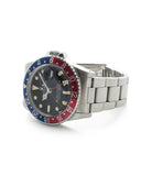 buy vintage Rolex GMT master 1675 steel watch Pepsi bezel rare full set chronometer for sale from online WATCH XCHANGE London