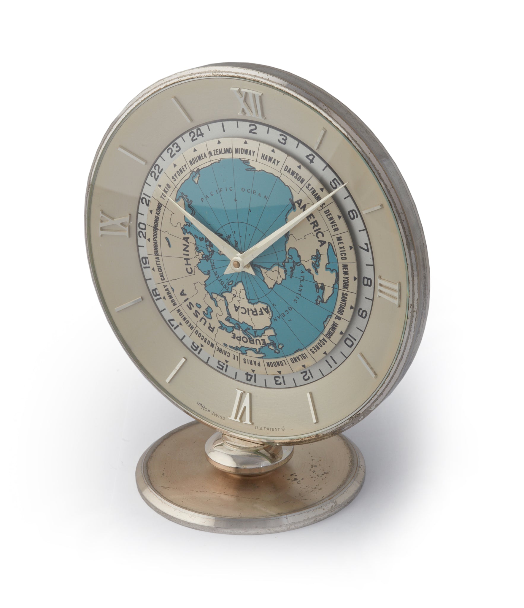 World Time Clock | "Heure Universelle" | 8 Day