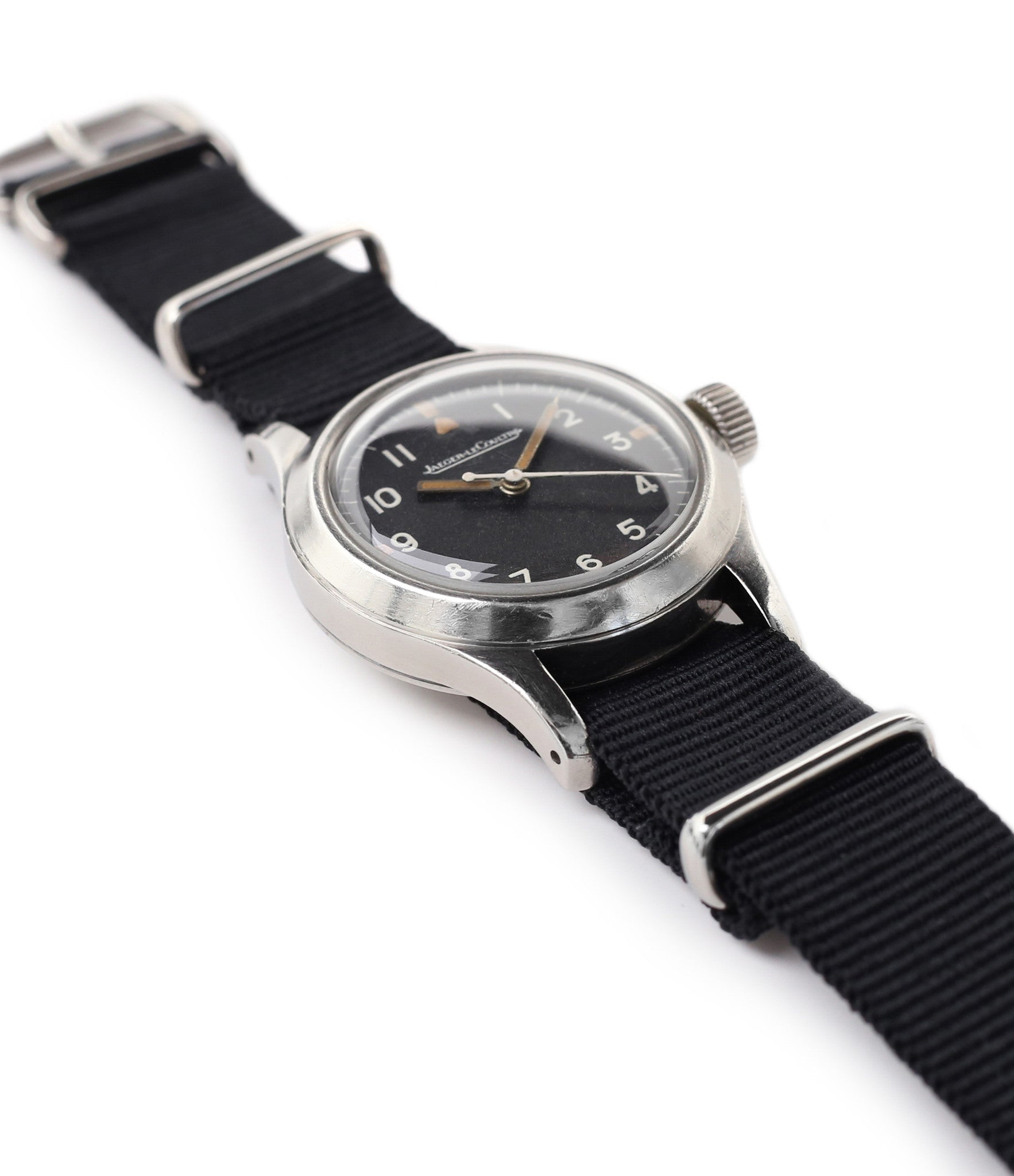 selling Jaeger-LeCoultre Mark 11 RAAF Australian Air Force vintage military pilot watch G6B/346 watch for sale online at A Collected Man London vintage military watch specialist