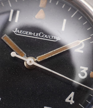 unrestored dial Jaeger-LeCoultre Mark 11 RAAF Australian Air Force vintage military pilot watch G6B/346 watch for sale online at A Collected Man London vintage military watch specialist