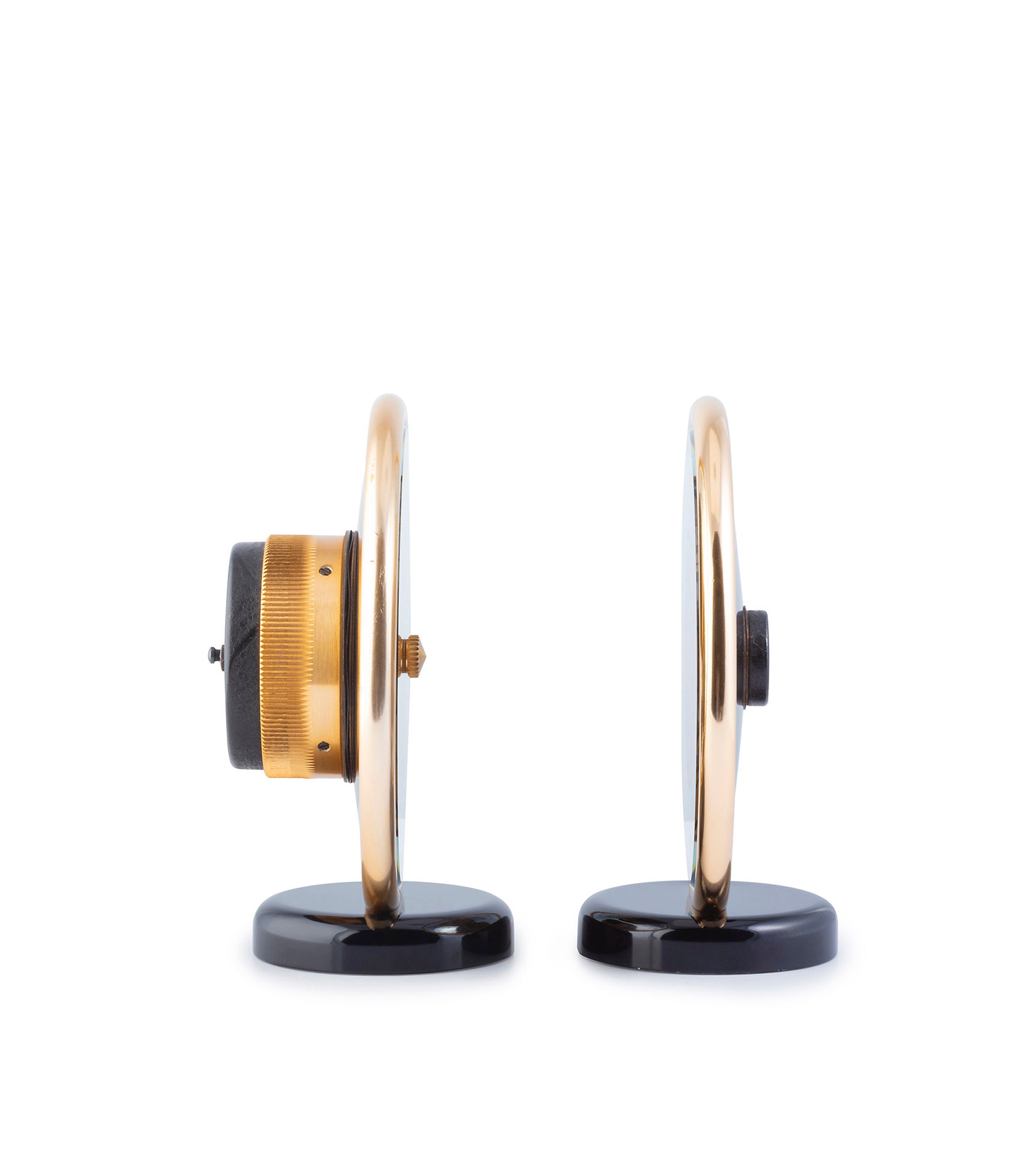 brass case of vintage collectable Jaeger barometer and thermorex available to buy at A Collected Man London